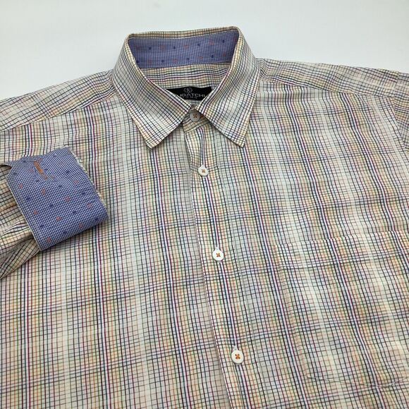 Bugatchi Mens Long Sleeve Button Up Shirt Size‎ Large - Picture 1 of 8
